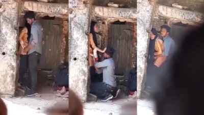 College Couple Hot – Outdoor Fucking