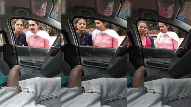 Desi Guy Flashing Dick To Horny College Girls Car