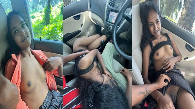 Horny Slim Mallu GF Intense Fucking In Car Captured
